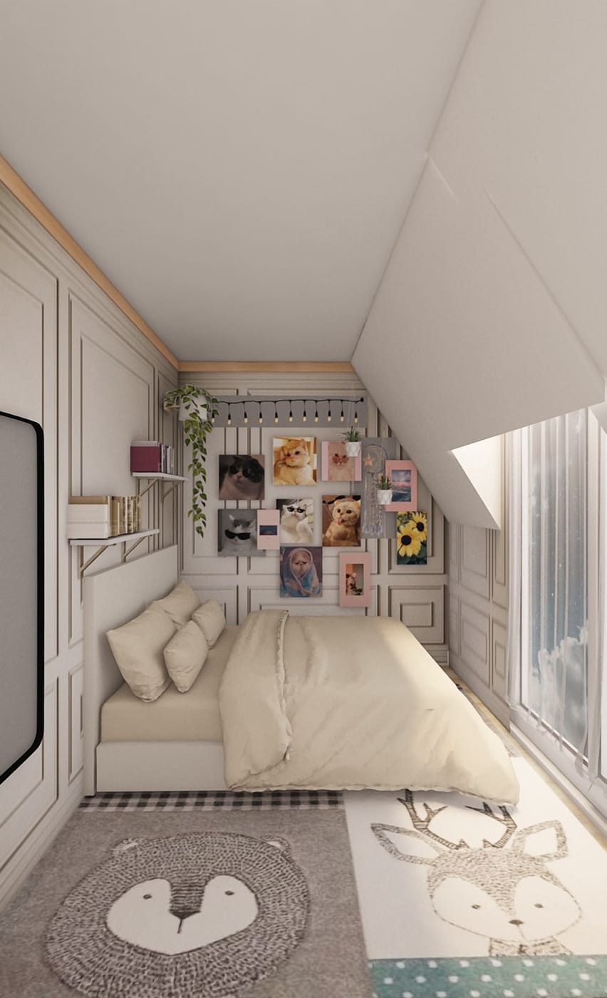 Contemporary bedroom