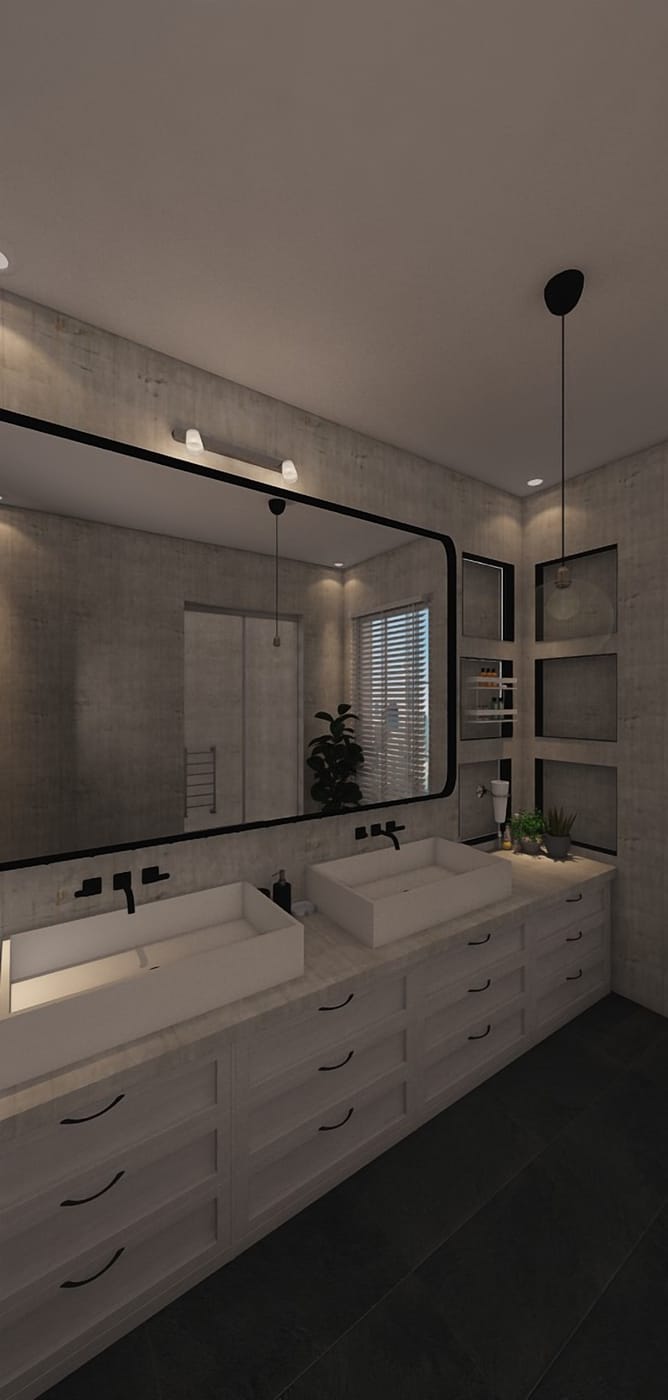 Traditional bathroom