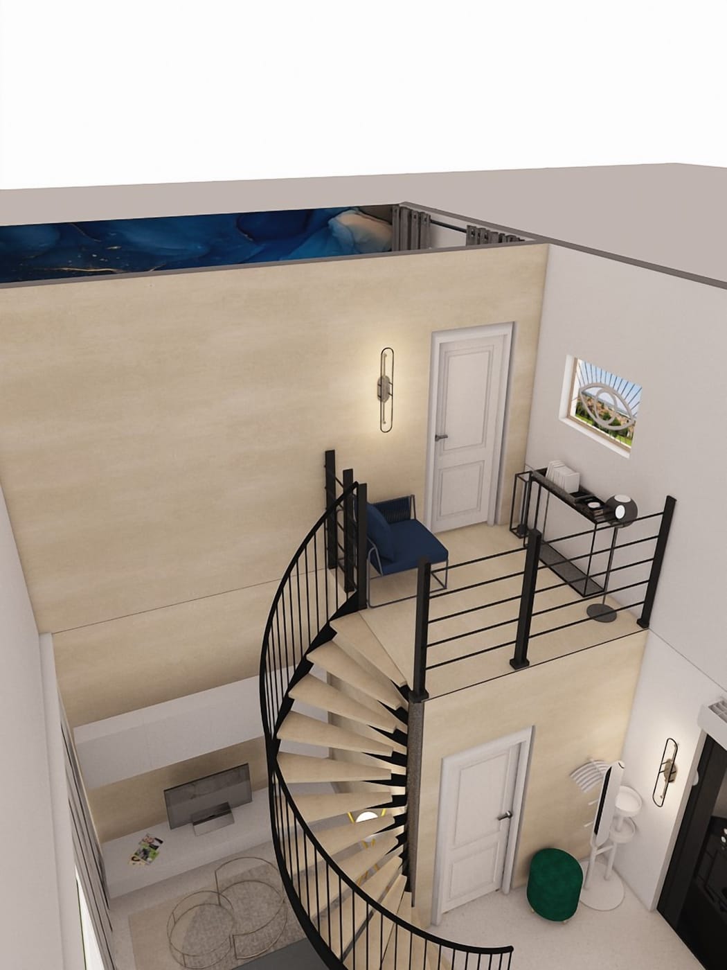 Traditional floor plan