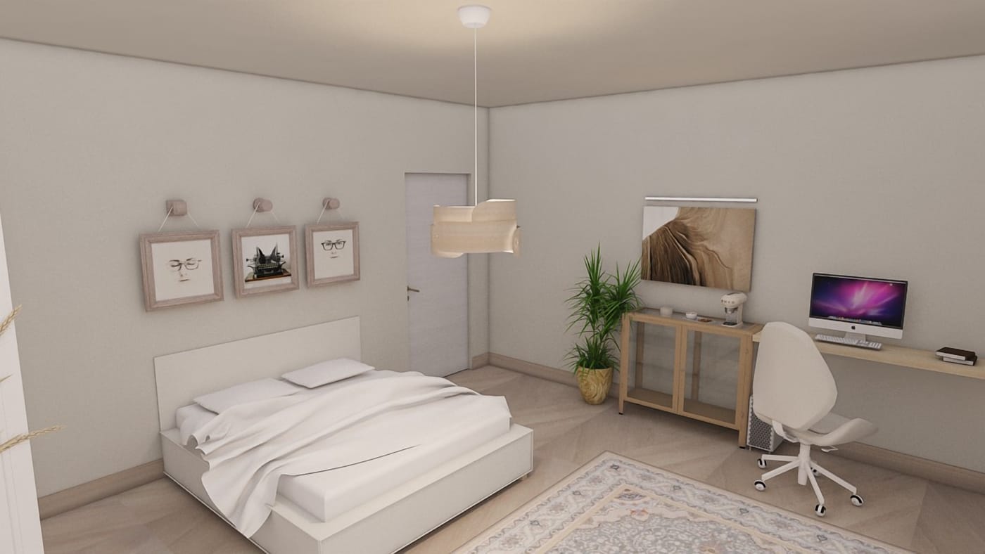Contemporary bedroom