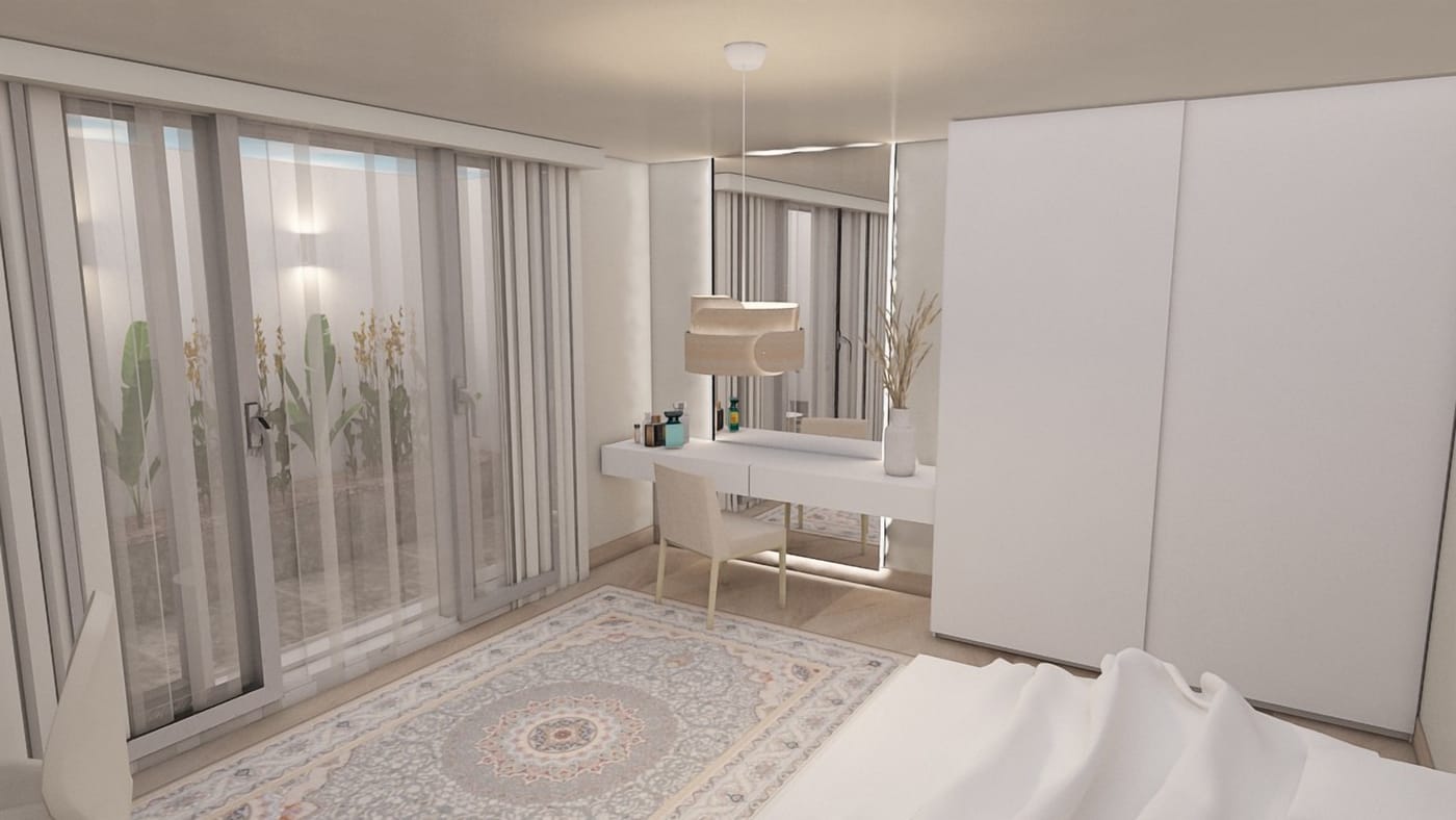 Contemporary bedroom