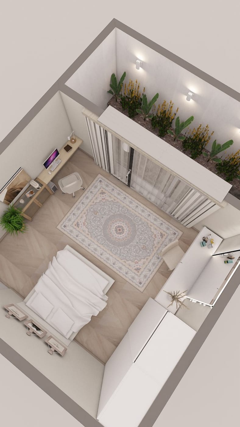 Contemporary floor plan