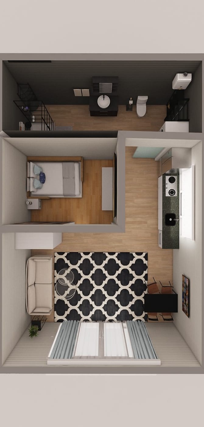Traditional floor plan