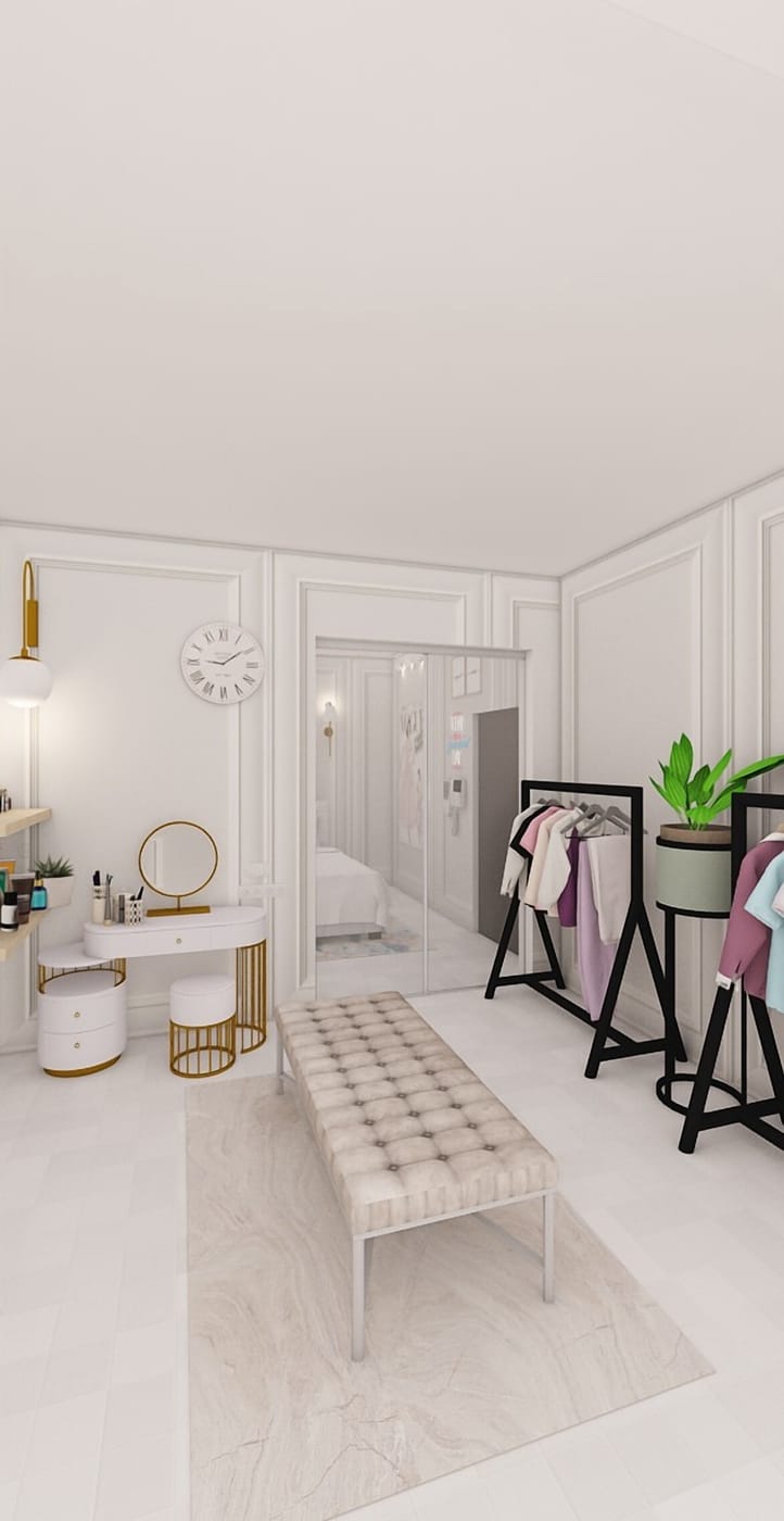Contemporary closet