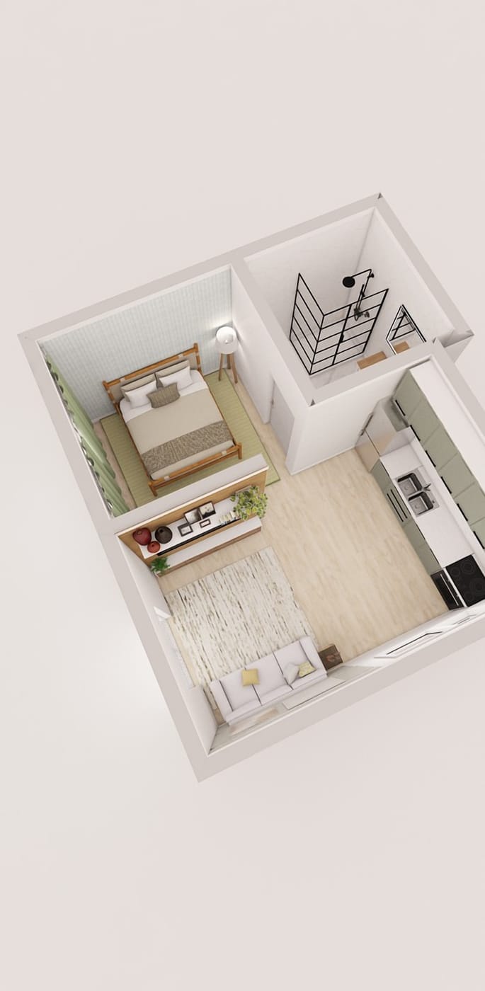 Traditional floor plan