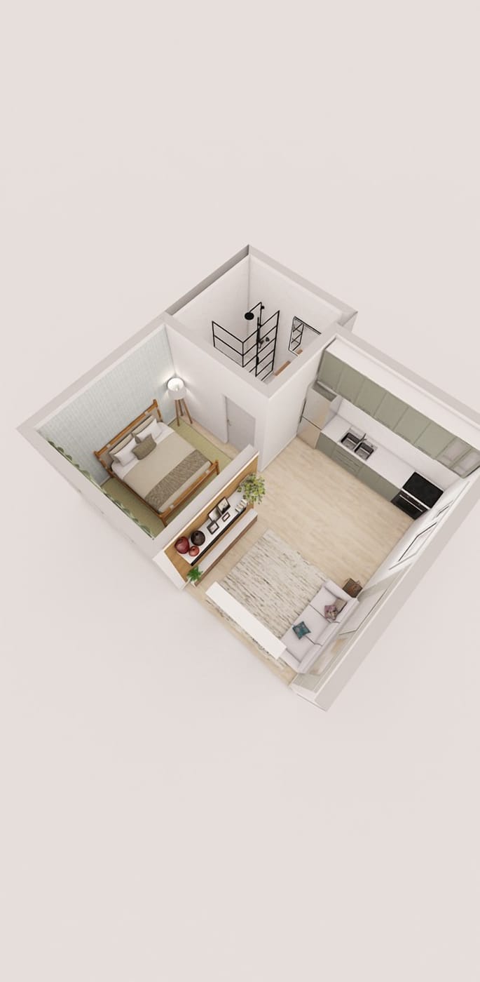 Traditional floor plan