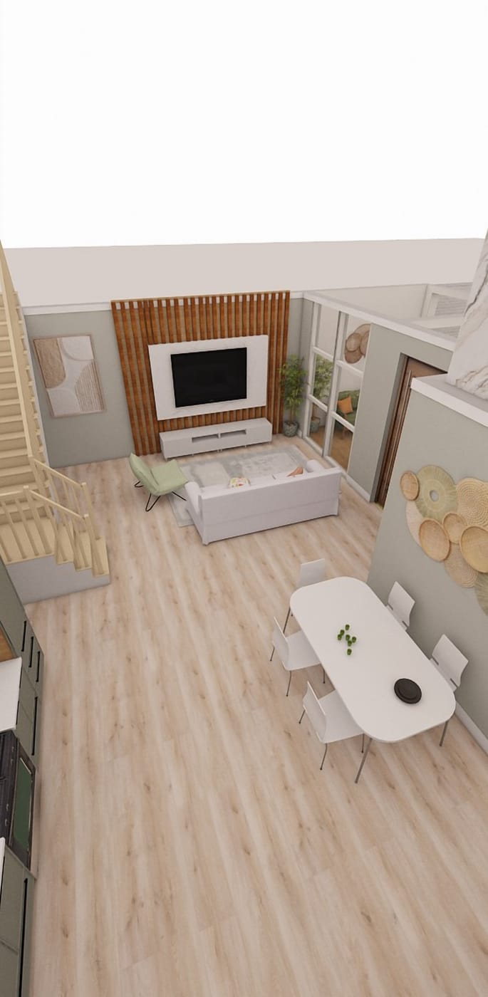 Traditional floor plan