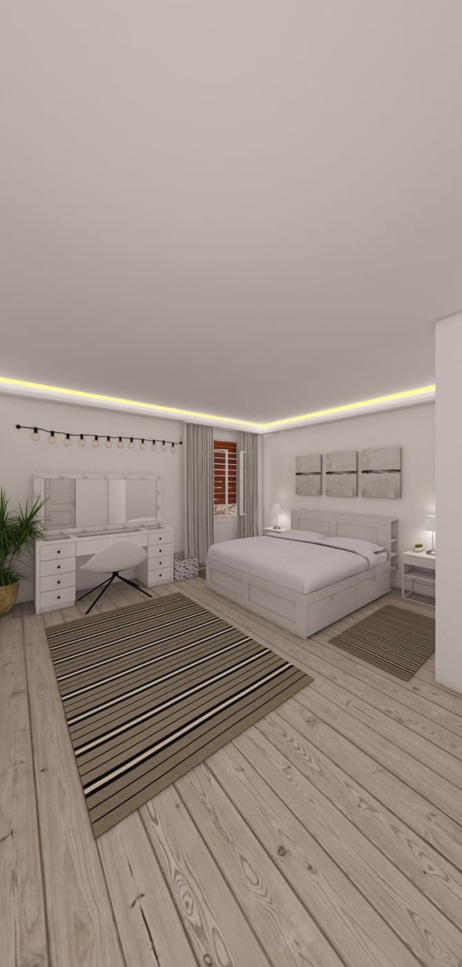 Traditional bedroom