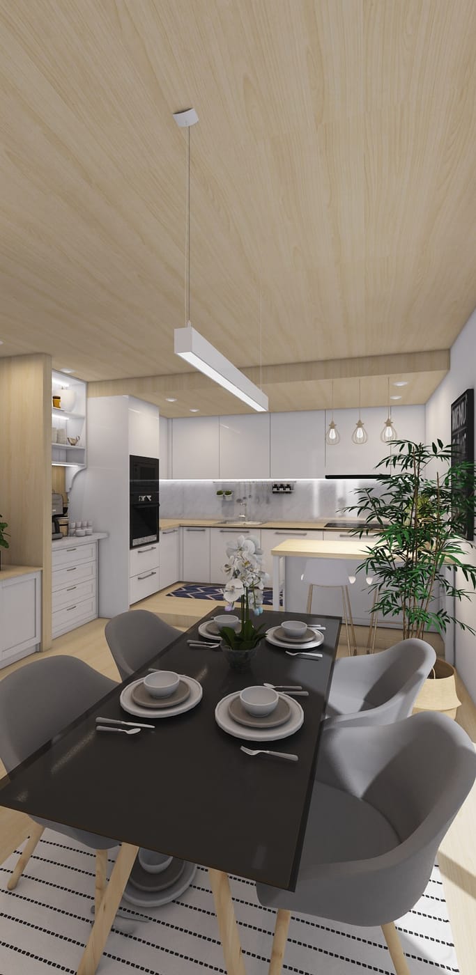 Contemporary floor plan