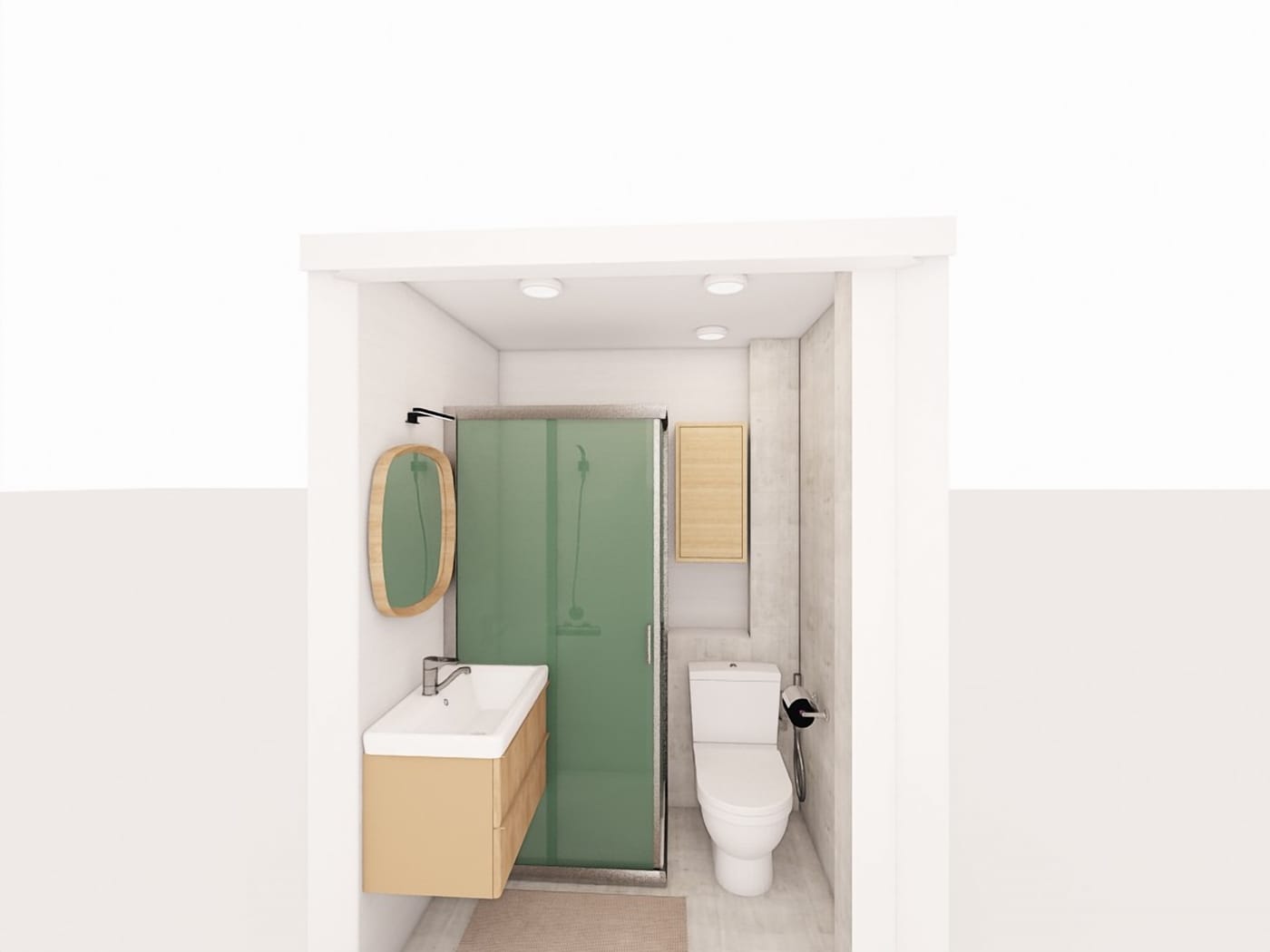 Traditional bathroom