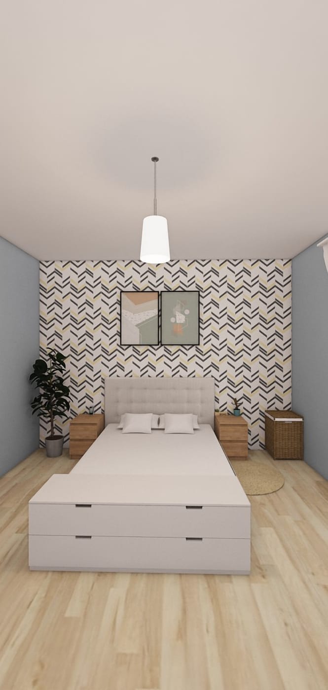 Contemporary bedroom