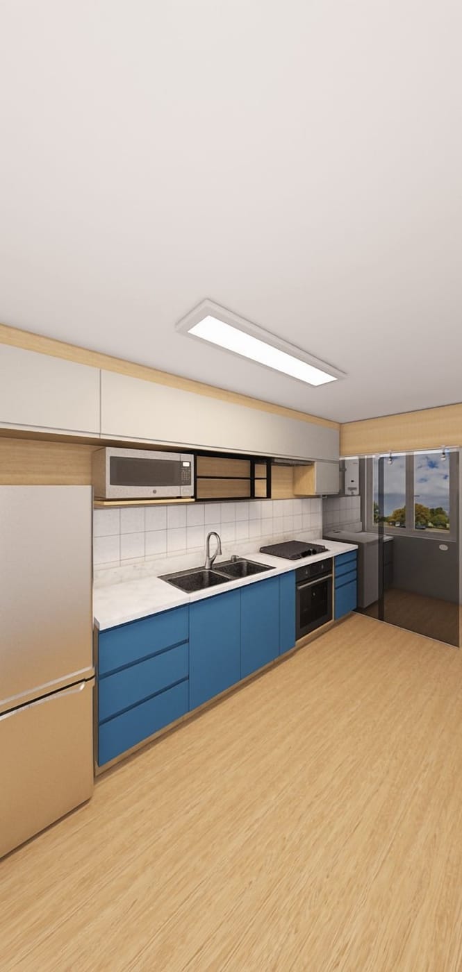 Mid-century floor plan