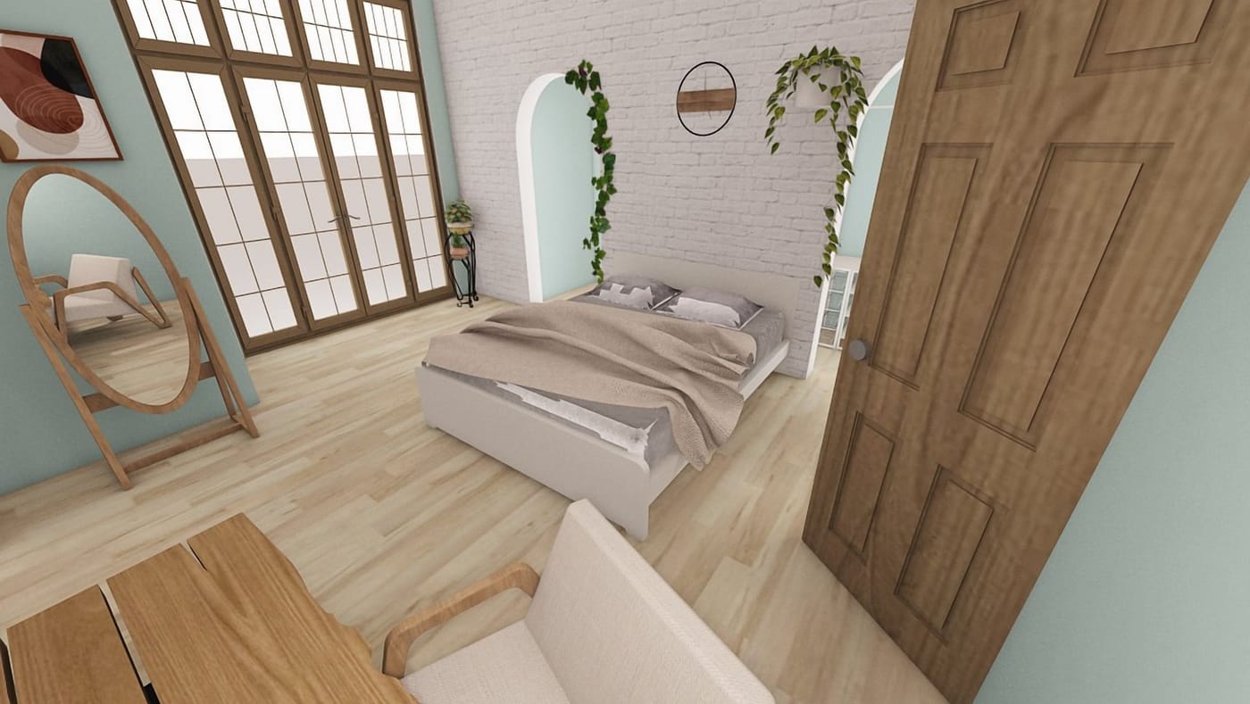 Contemporary bedroom