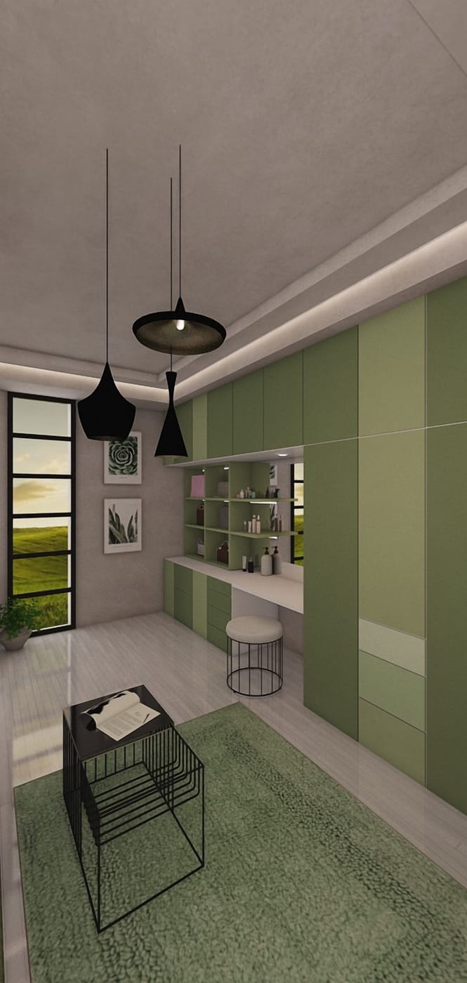 Traditional bedroom