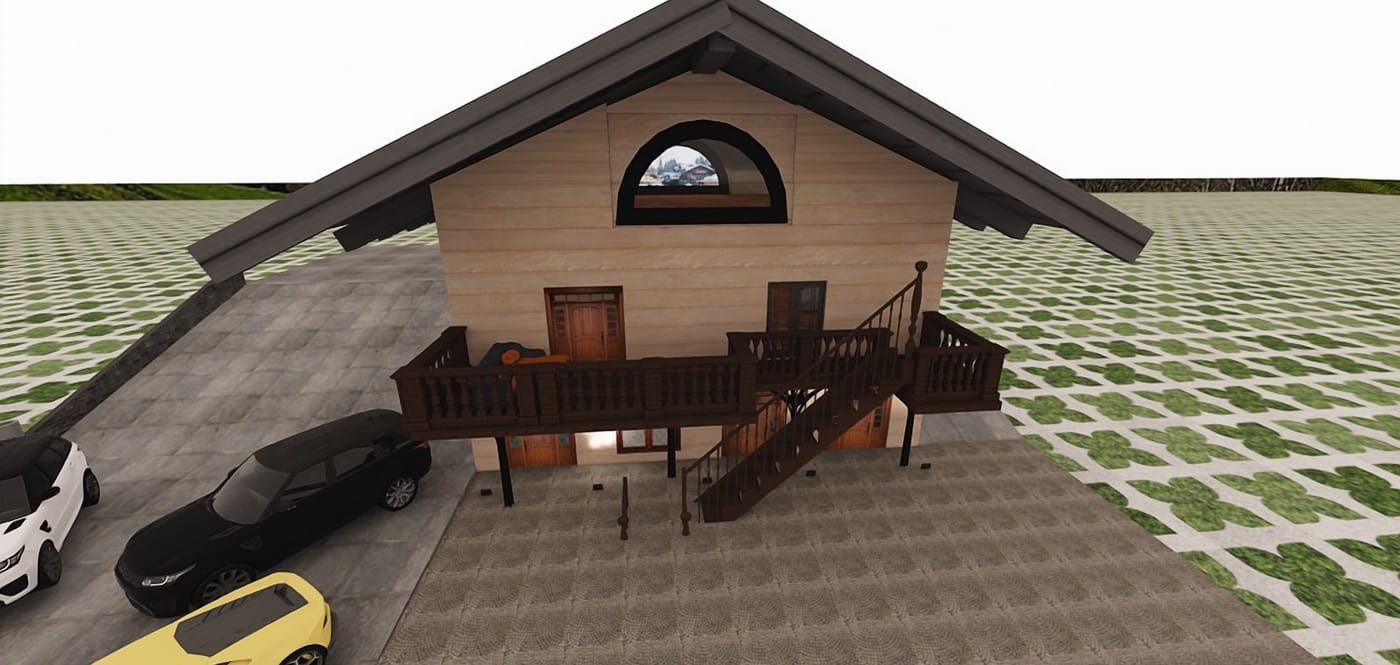 Traditional outdoor space