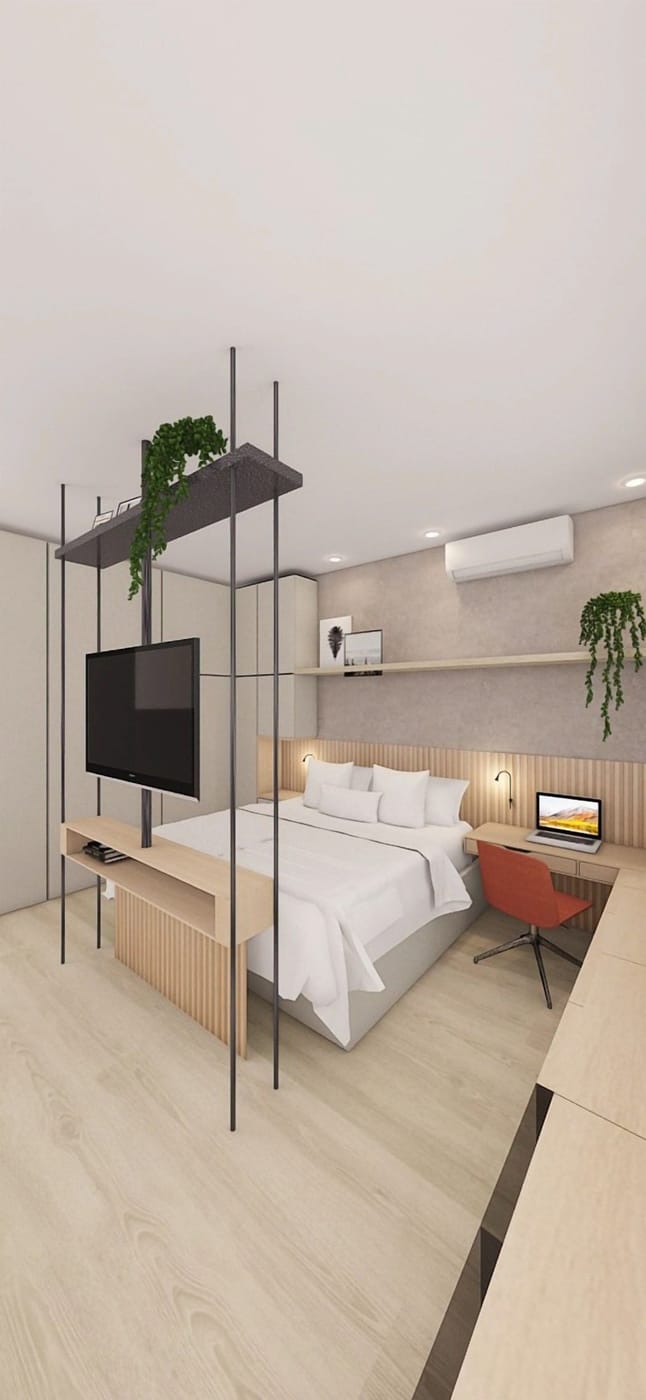 Contemporary bedroom