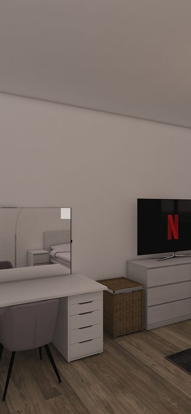 Contemporary bedroom