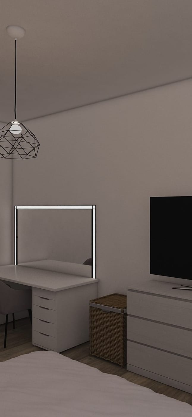 Contemporary bedroom