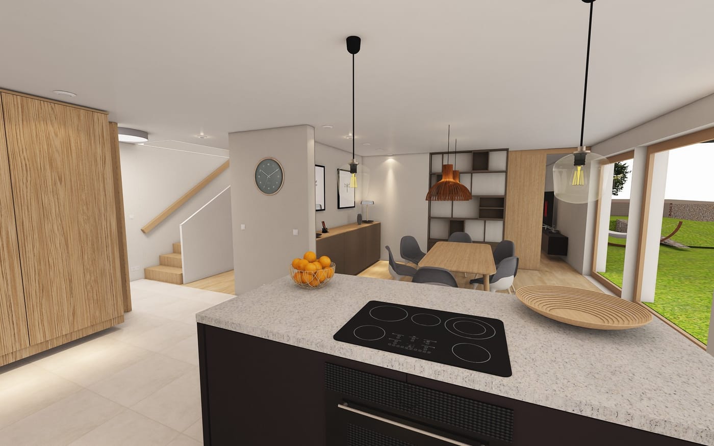 Contemporary floor plan