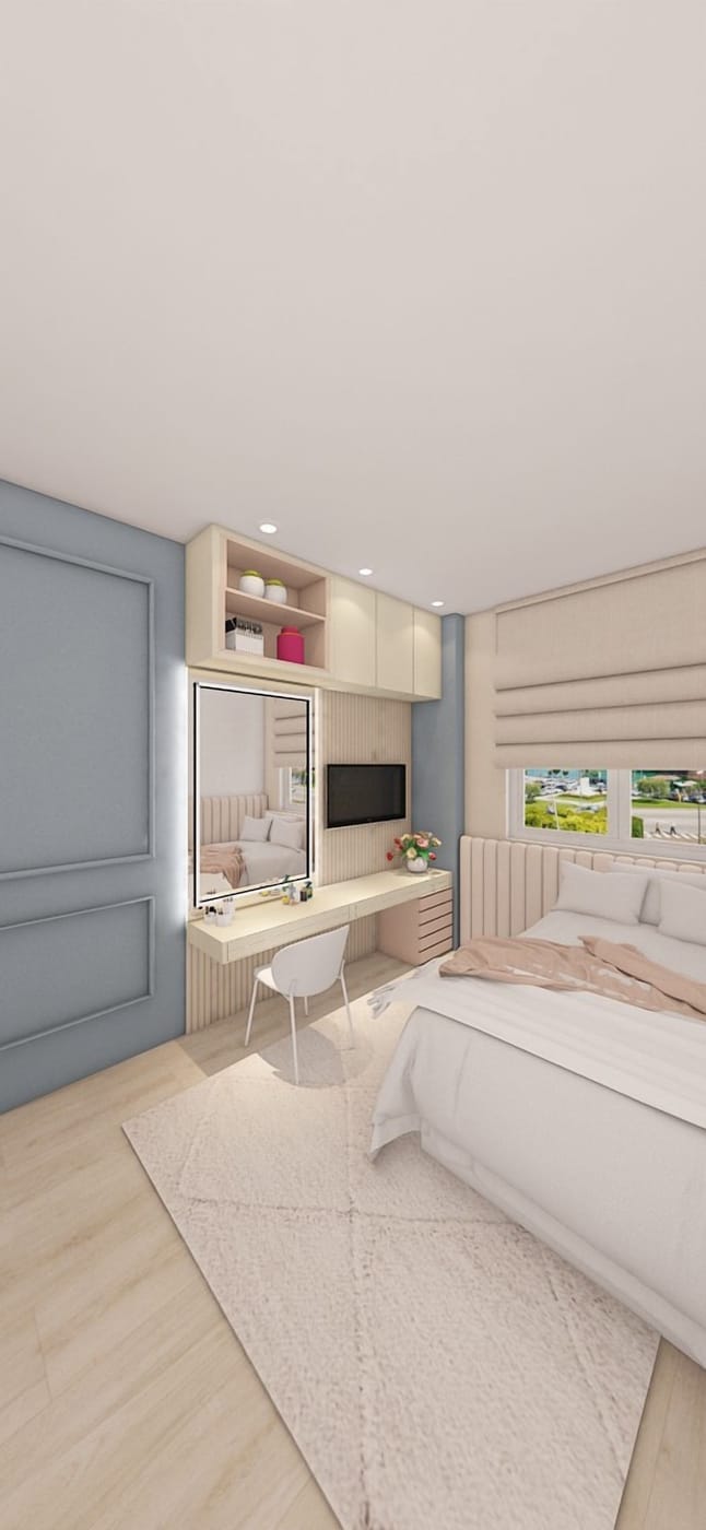 Contemporary bedroom