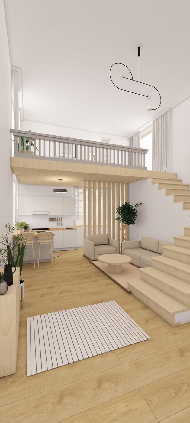 Contemporary floor plan