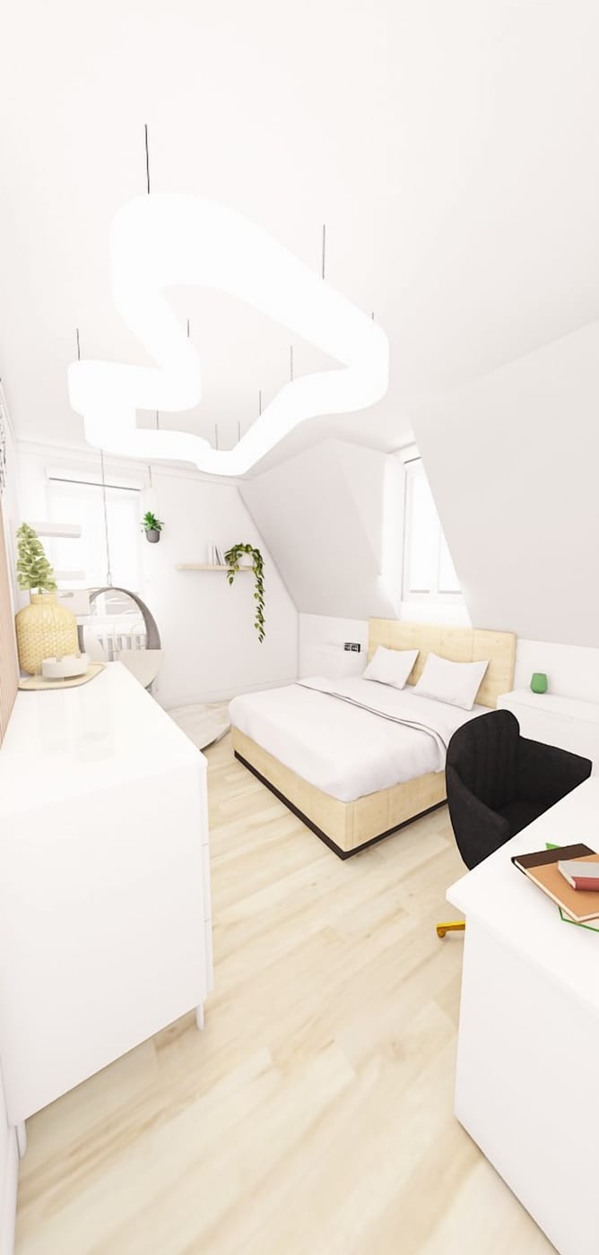 Contemporary bedroom