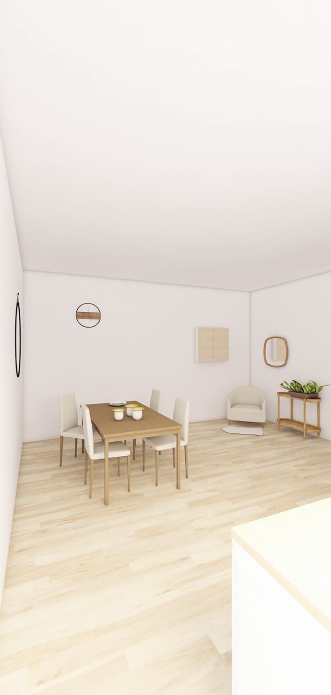 Contemporary floor plan