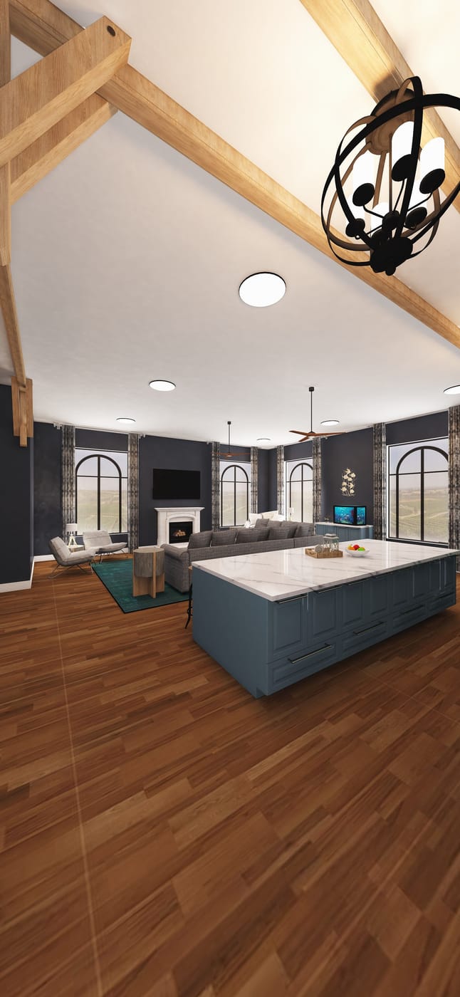 Traditional floor plan