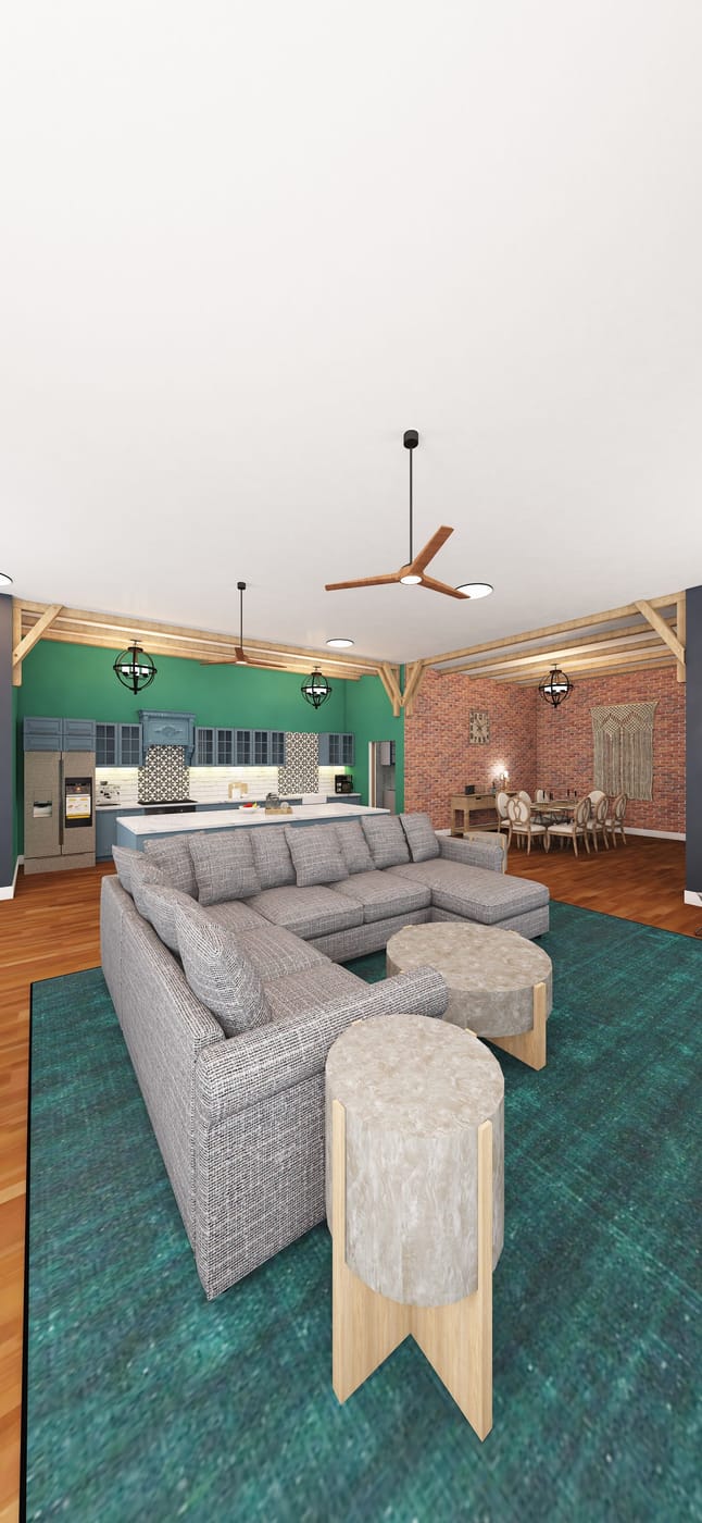 Traditional floor plan
