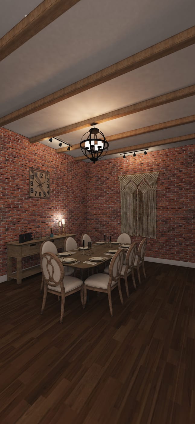 Traditional floor plan