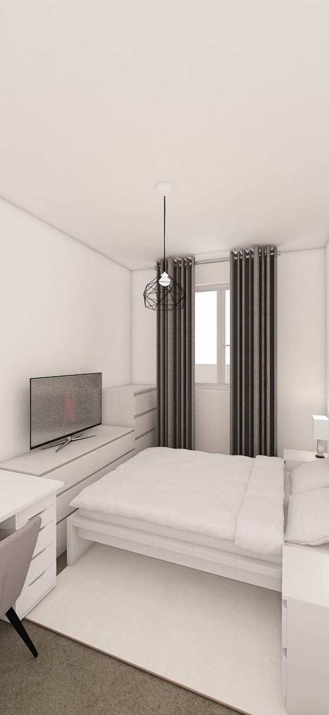 Contemporary bedroom