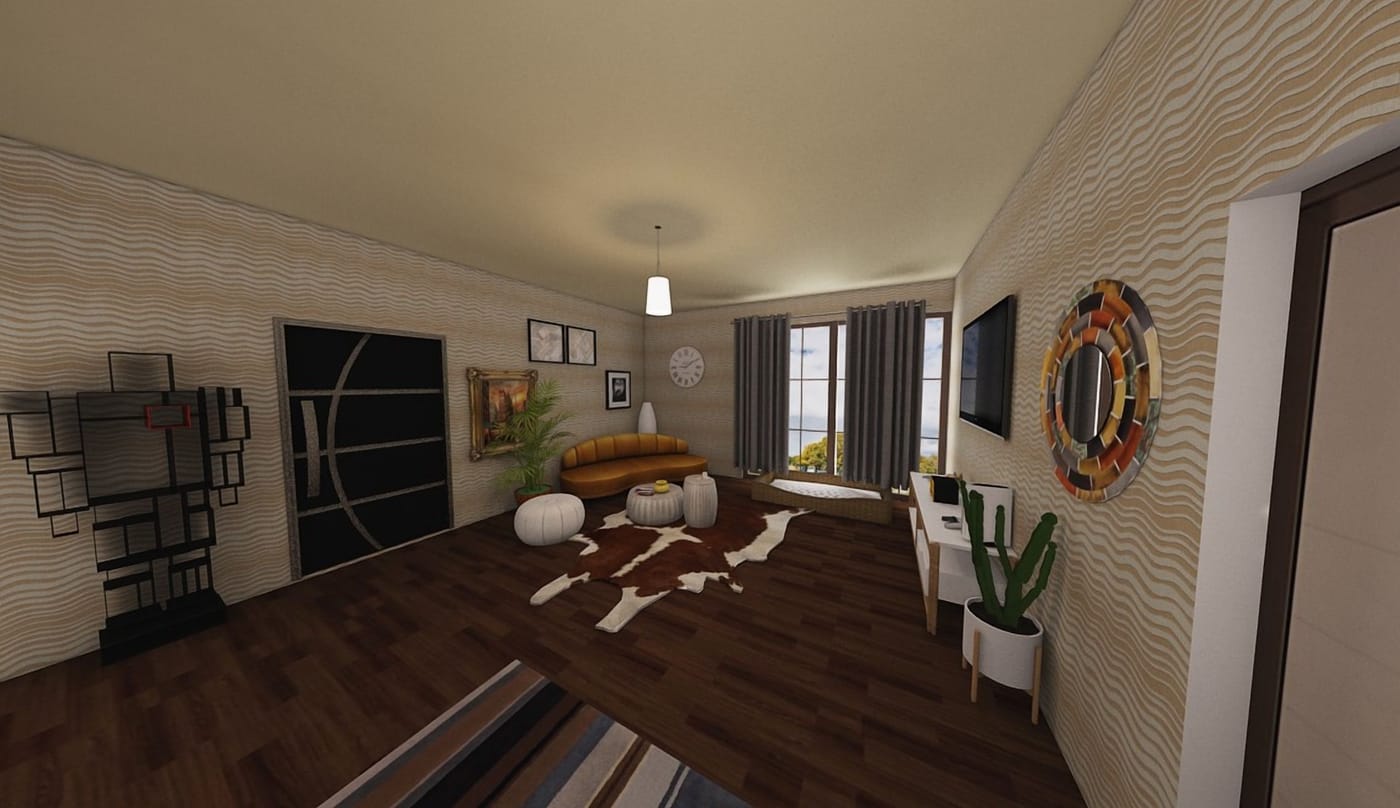 Contemporary living room