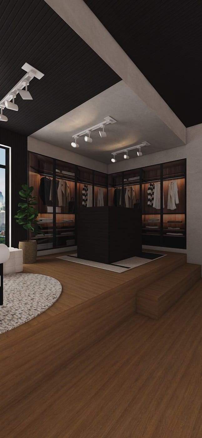 Traditional closet