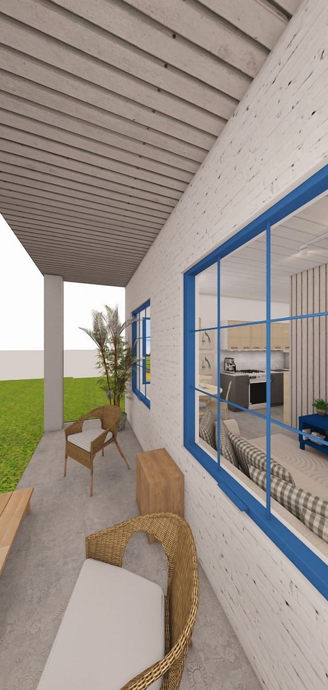 Contemporary floor plan
