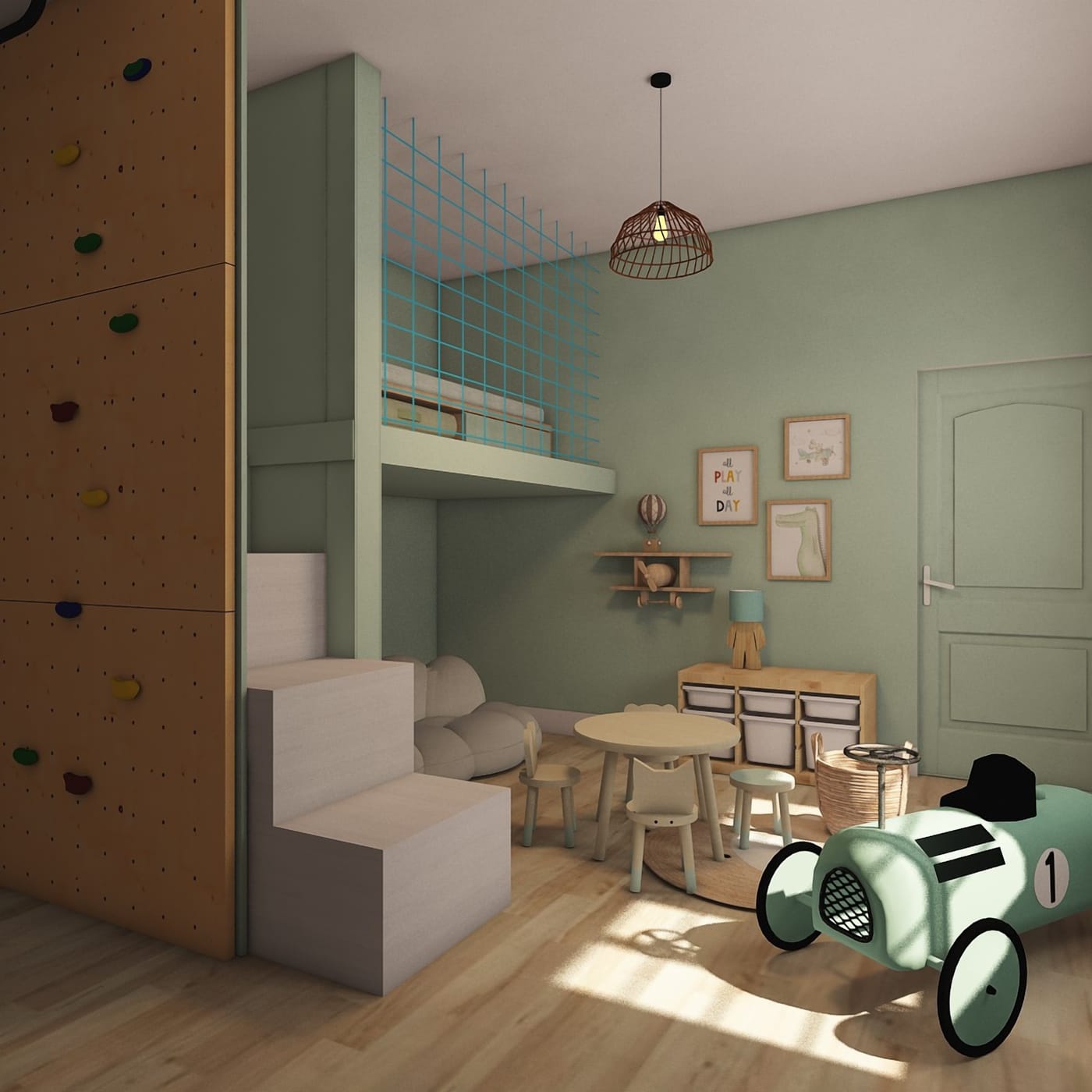 Traditional kids room