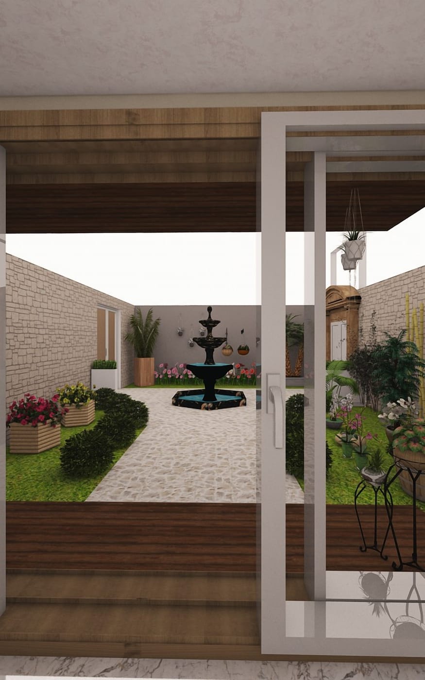 Contemporary floor plan