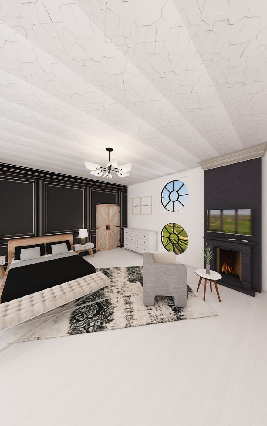 Traditional bedroom