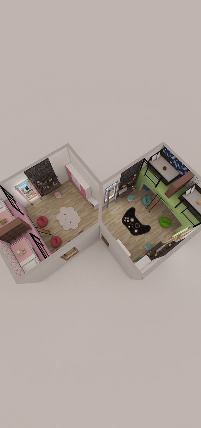 Contemporary kids room