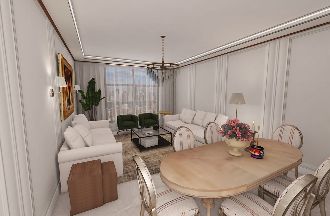 Traditional living room