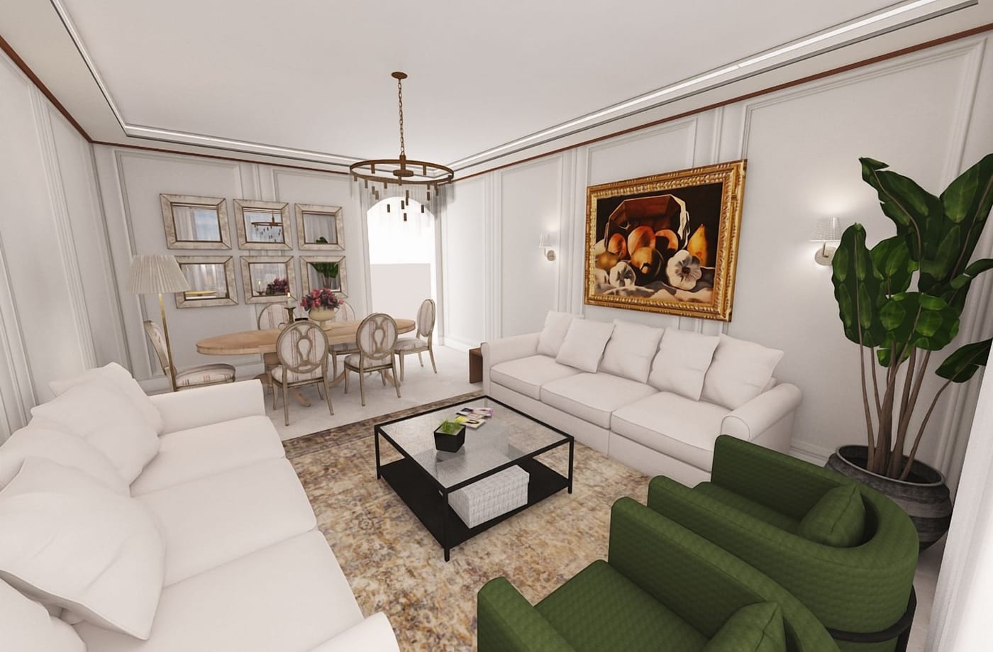 Traditional living room