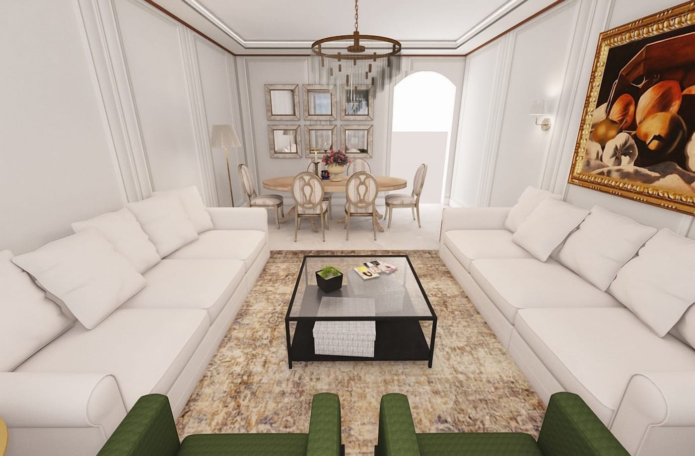 Traditional living room