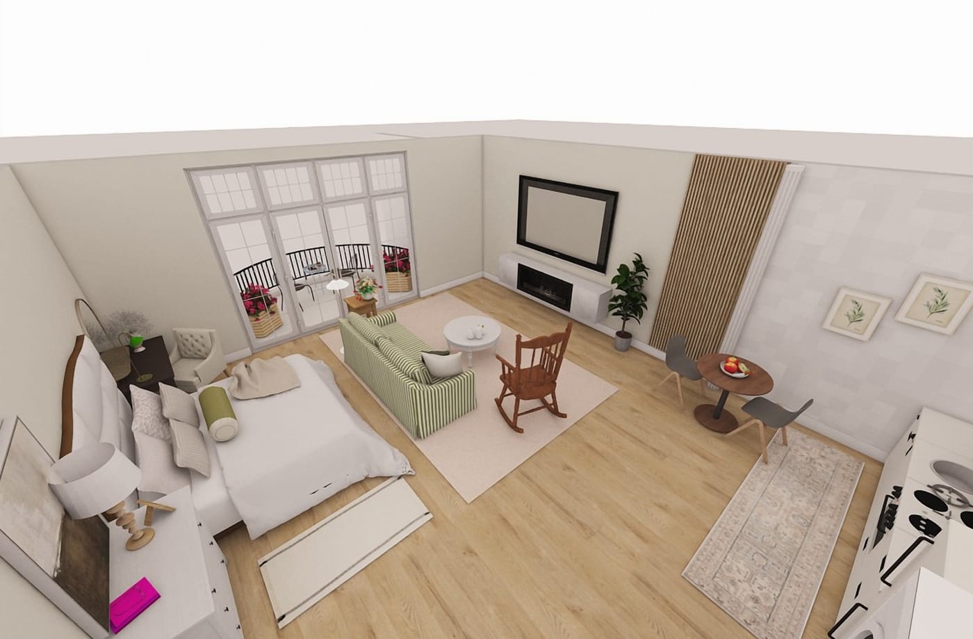Traditional floor plan