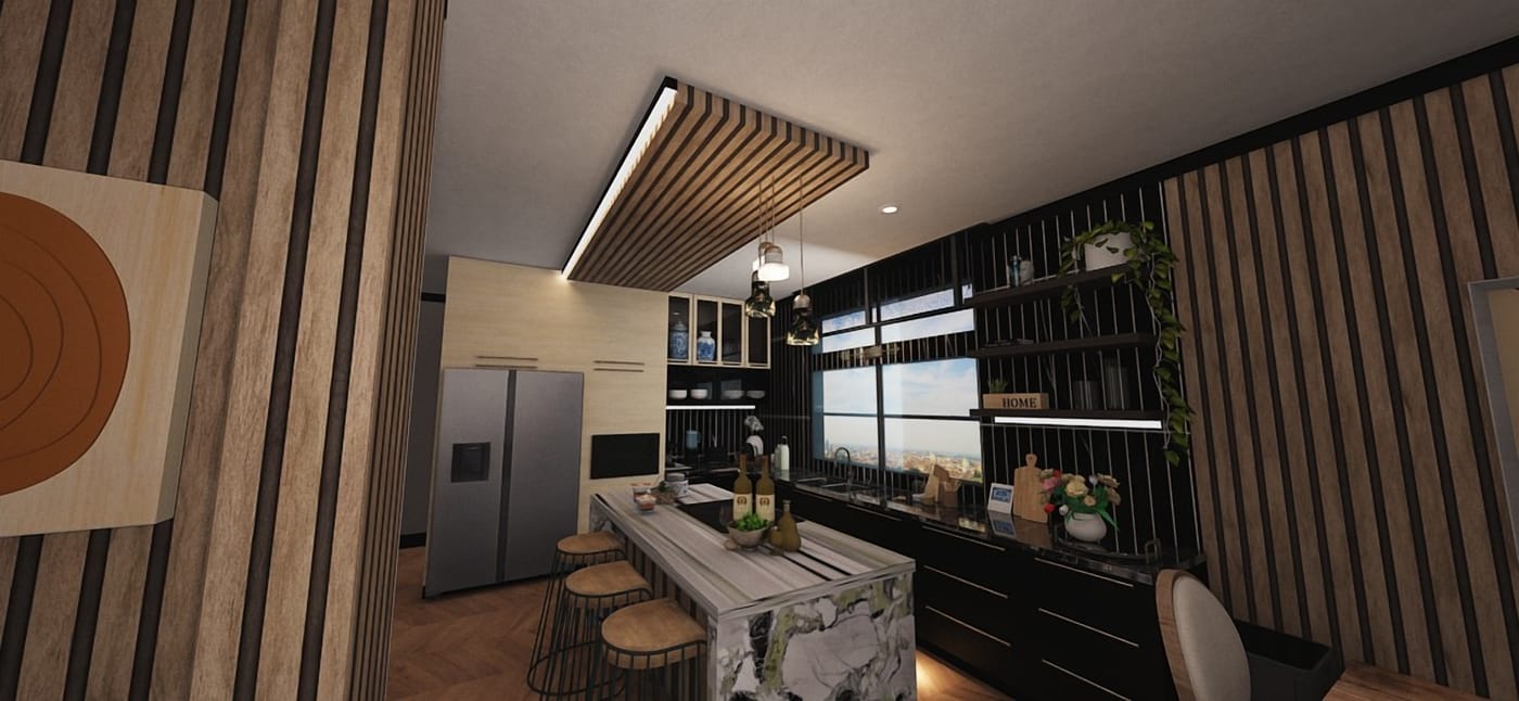 Contemporary floor plan