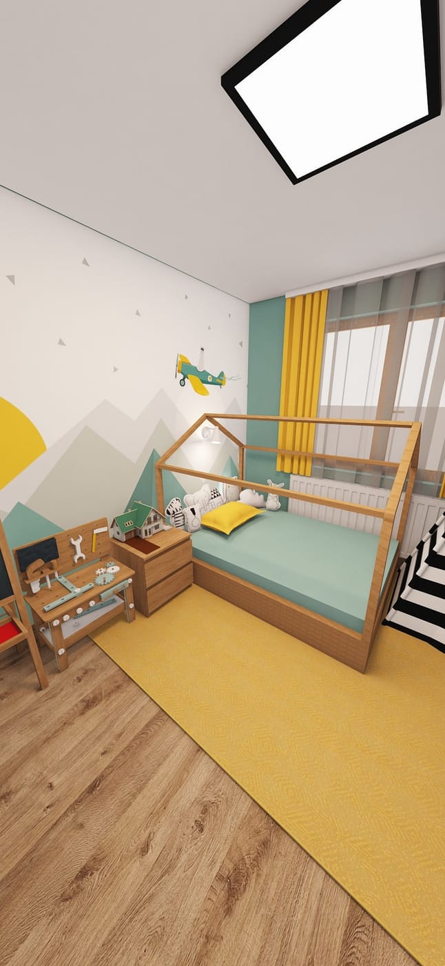 Traditional bedroom