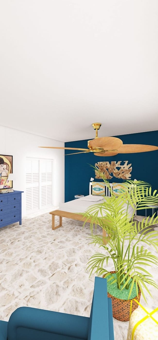 Contemporary bedroom