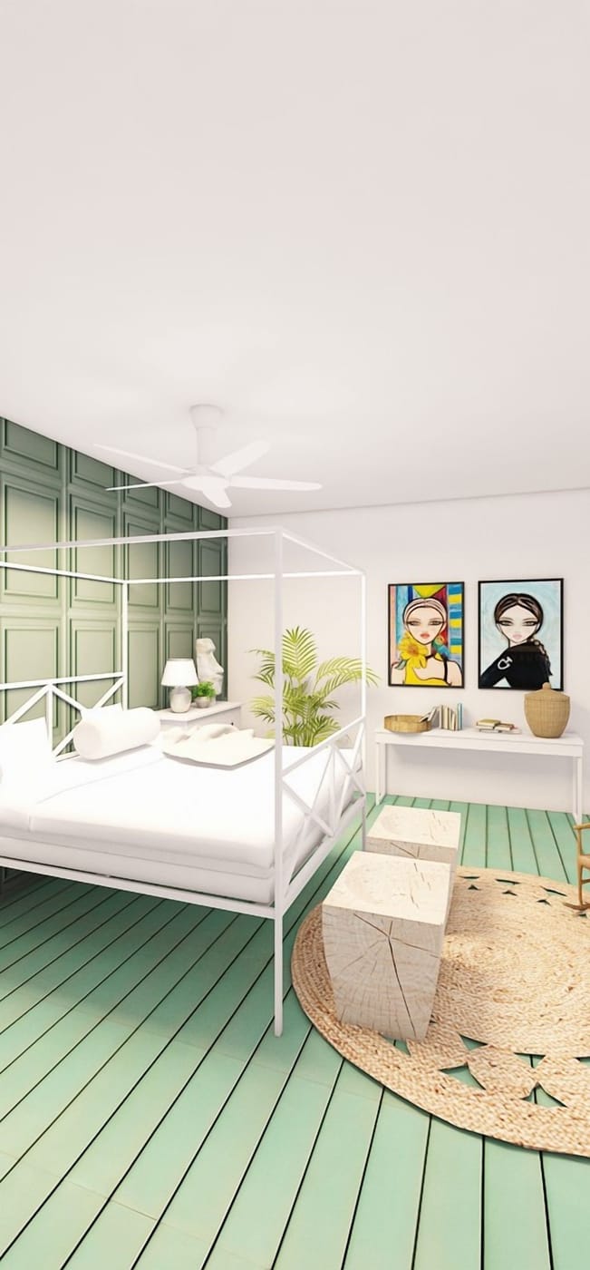 Traditional bedroom