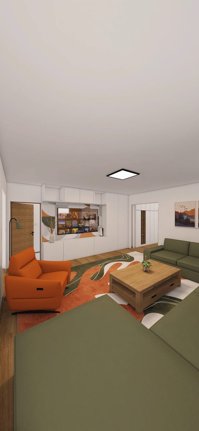Contemporary living room