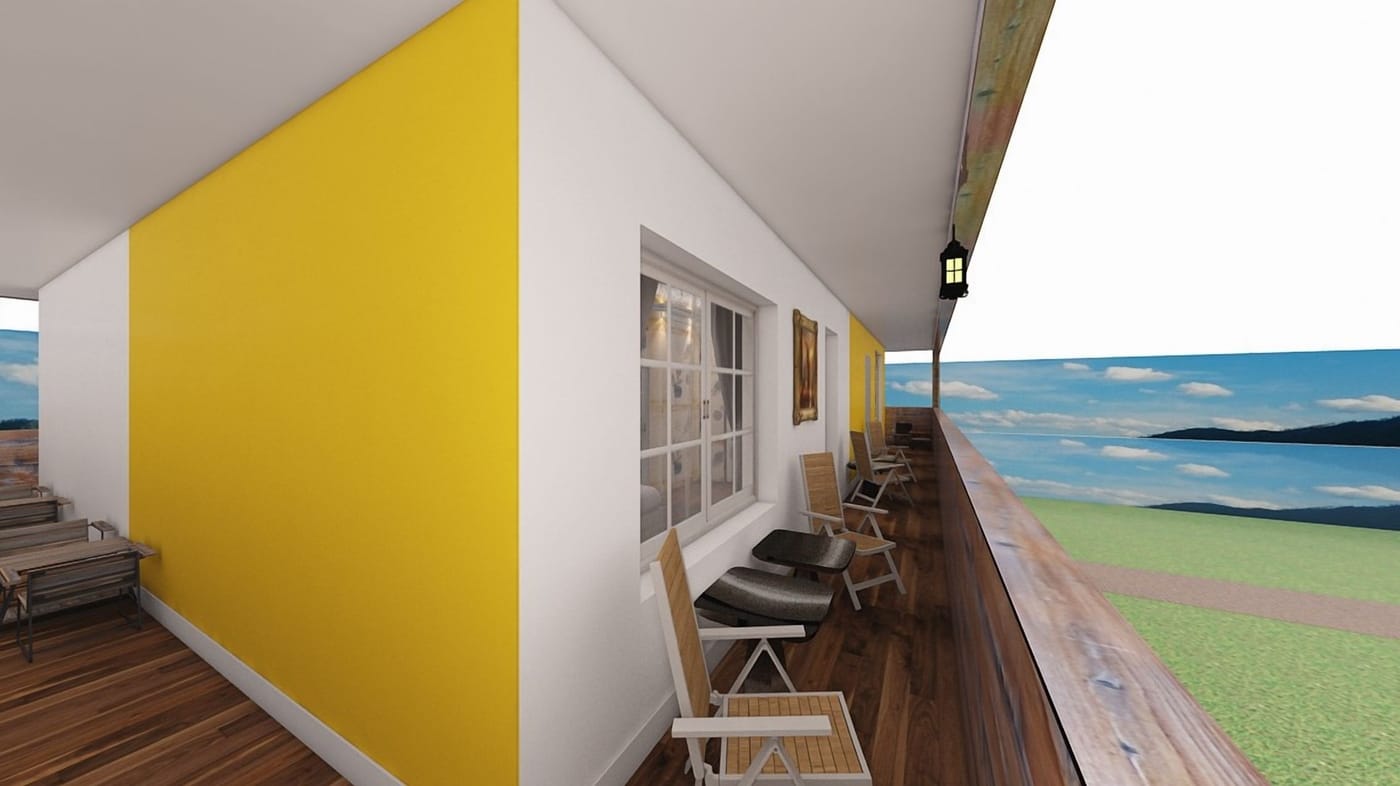 Contemporary floor plan