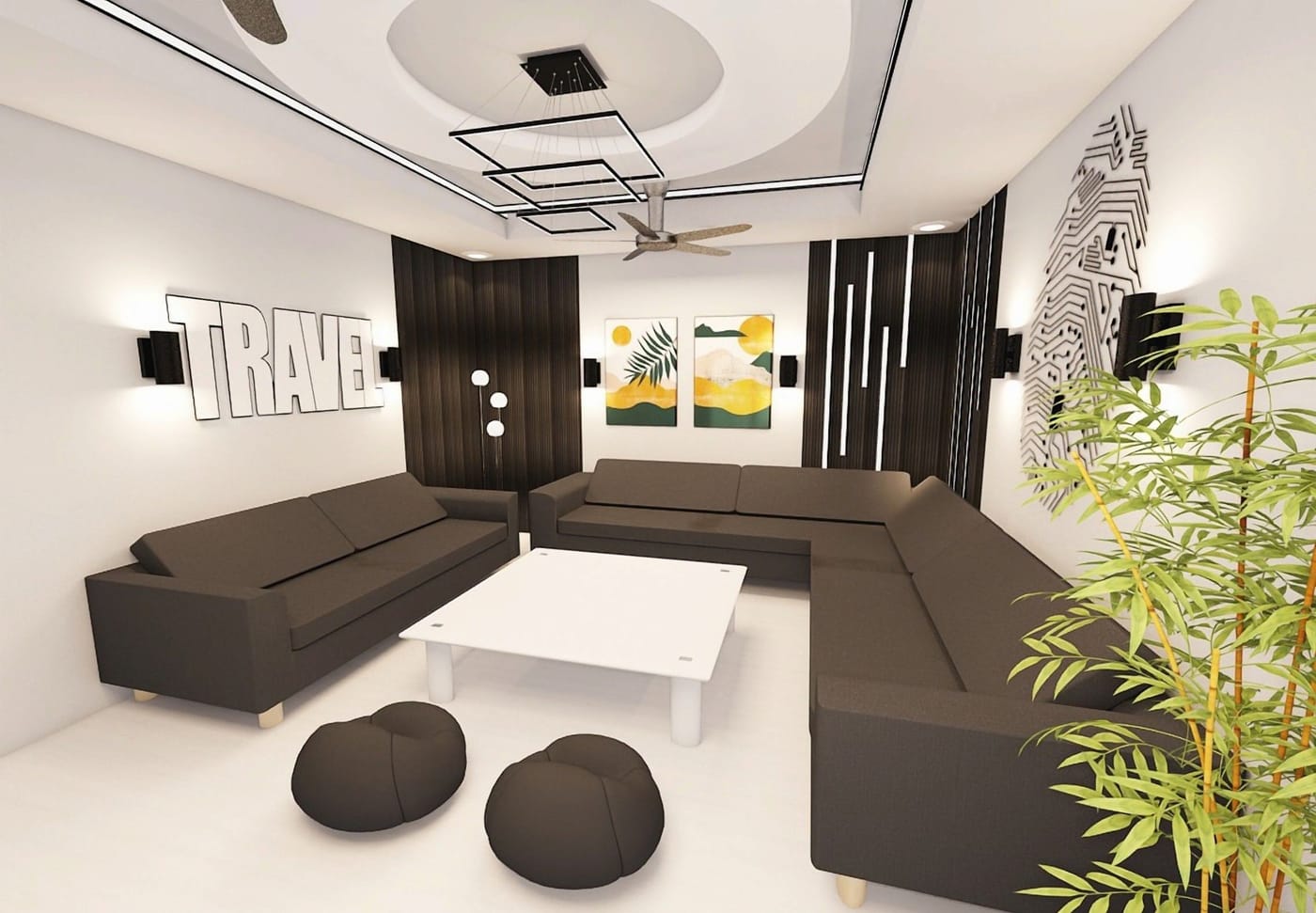 Traditional floor plan