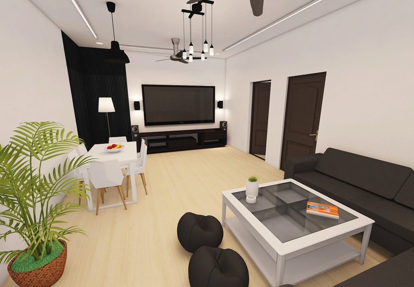 Traditional floor plan